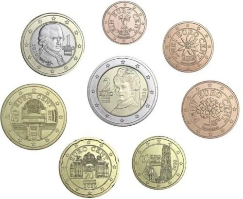 austria euro coins design