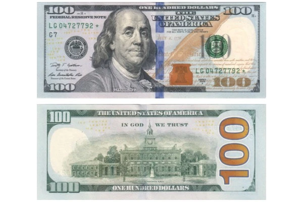 obverse reverse one hundred dollar bill