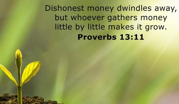 scriptures on money management