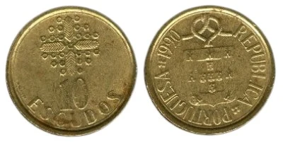 10 escudos portugal coin