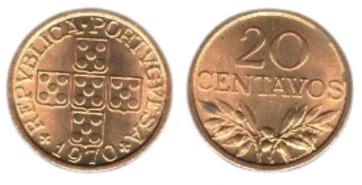 20 cents escudo