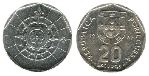 20 escudos portugal coin