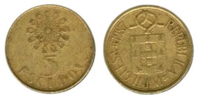5 escudos coin