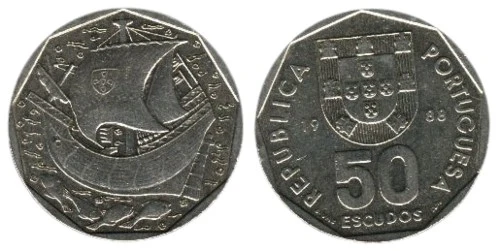 50 escudos coins portugal