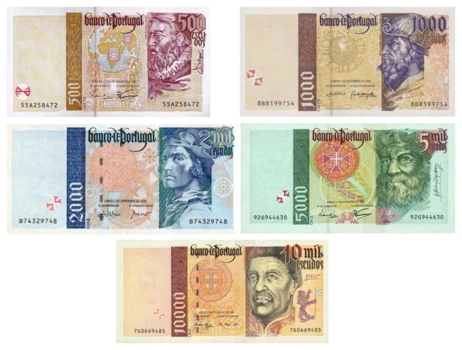 portuguese banknotes before euro