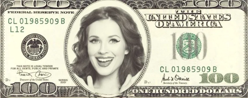 printable 100 dollar bill with face