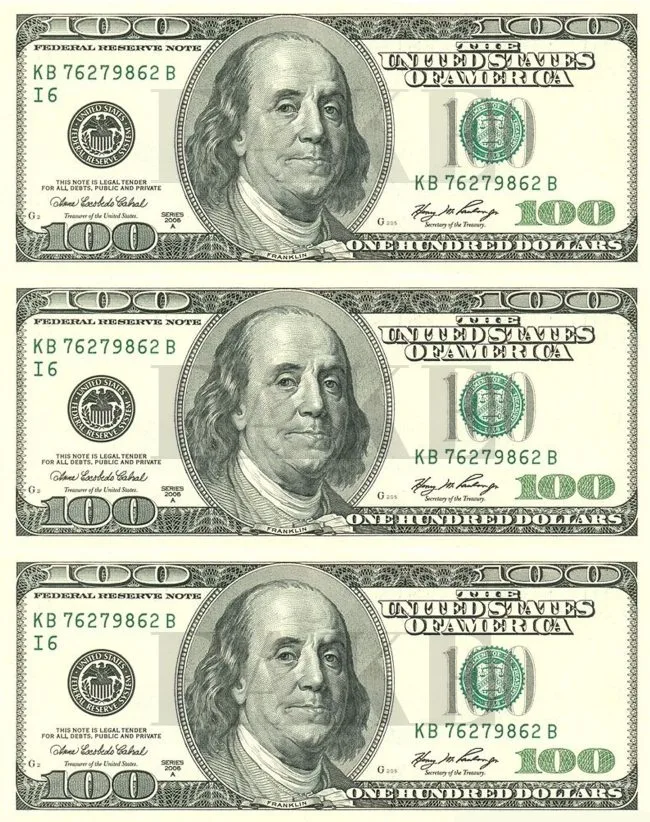 printable 100 dollar bill