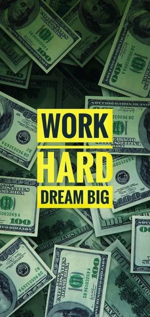 work hard dream big wallpaper