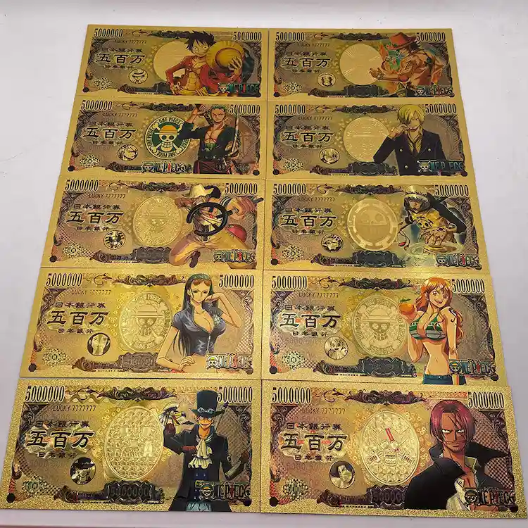 banknotes one piece currency