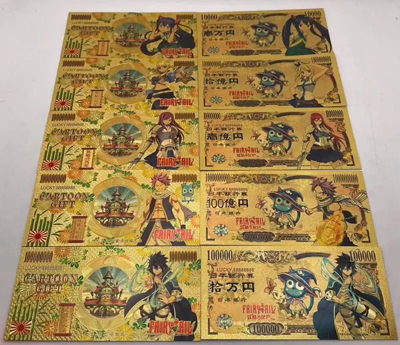 fairy tail banknotes