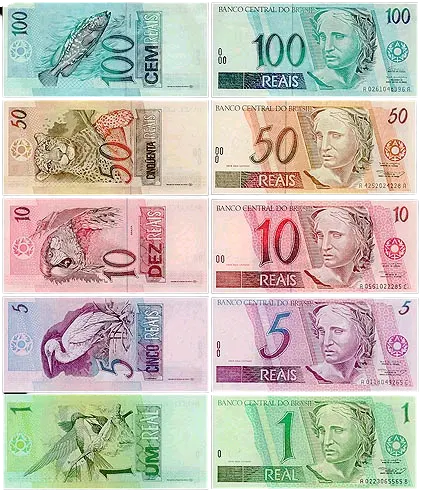 banknotes brazil reais