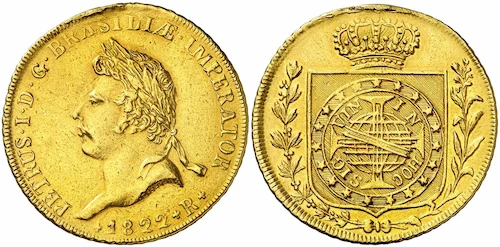 brazil coin pedro 1822