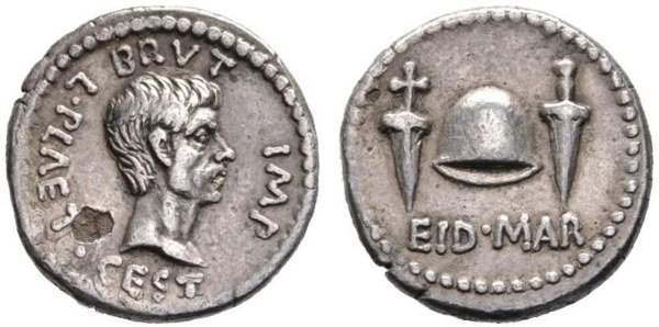 brutus eid mar denarius