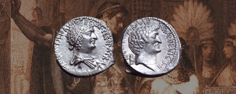 Cleopatra and Mark Antony Denarius: History, design and current worth