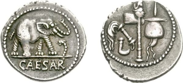 julius caesar denarius value